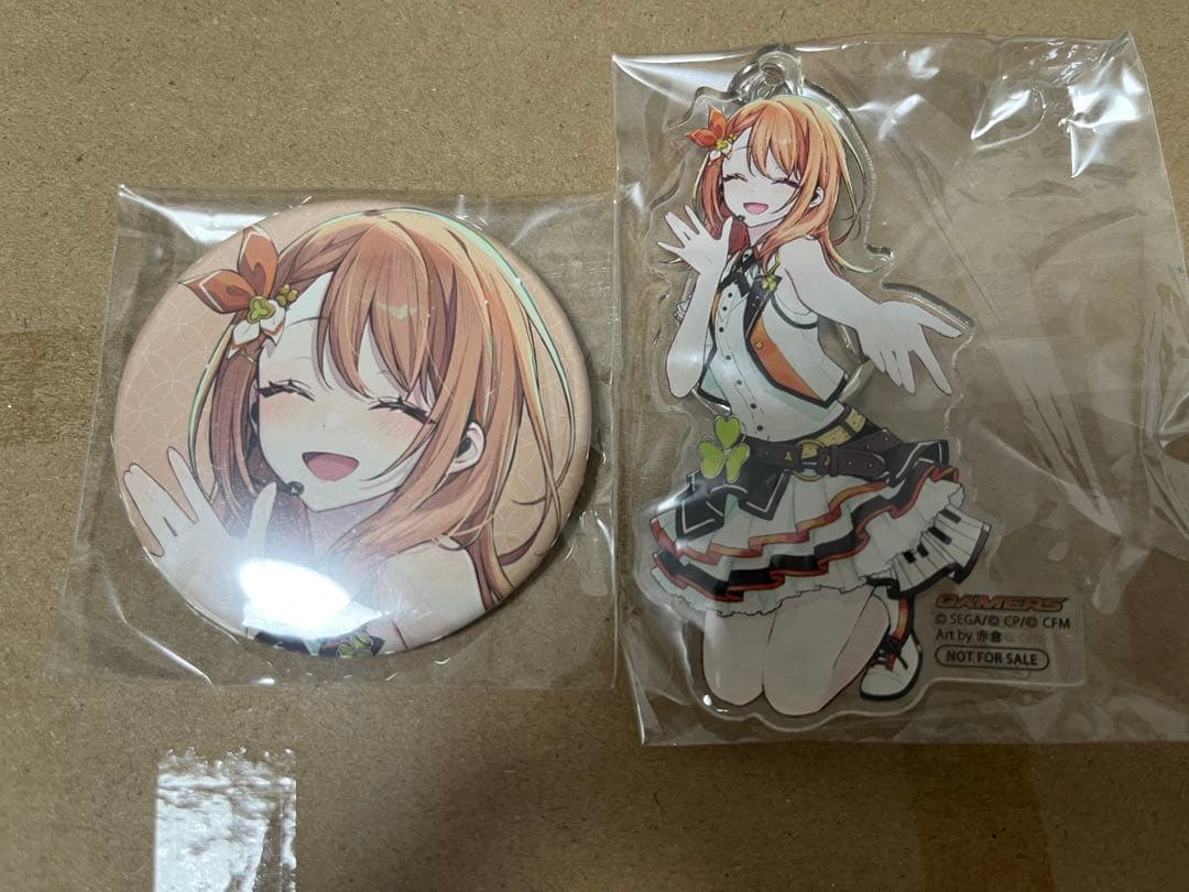 プロセカ 花里みのり セカイアルバム アクリルキーホルダー・缶バッジ