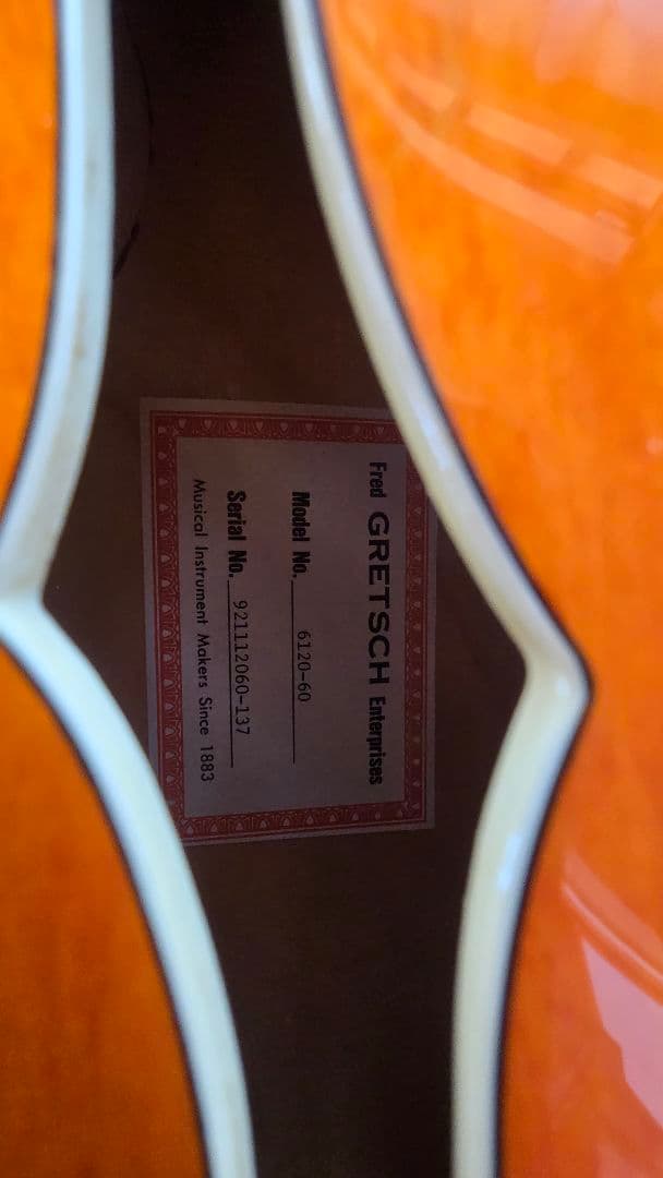 Gretsch　グレッチ 6120 92s custom品　良い音