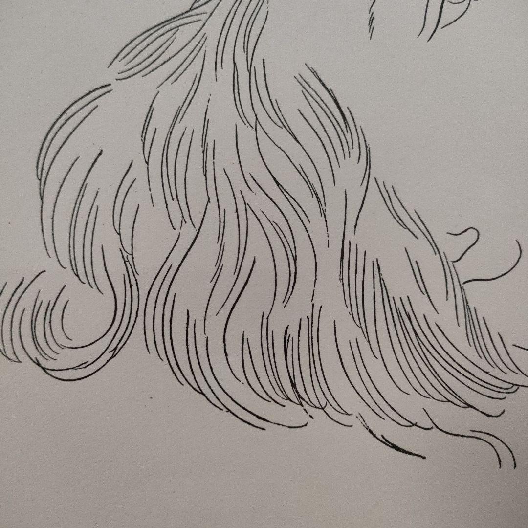 藤田嗣治　ヘリオグラビュール(銅版画)『今日の芸術より』1927年、黄布＆共箱付