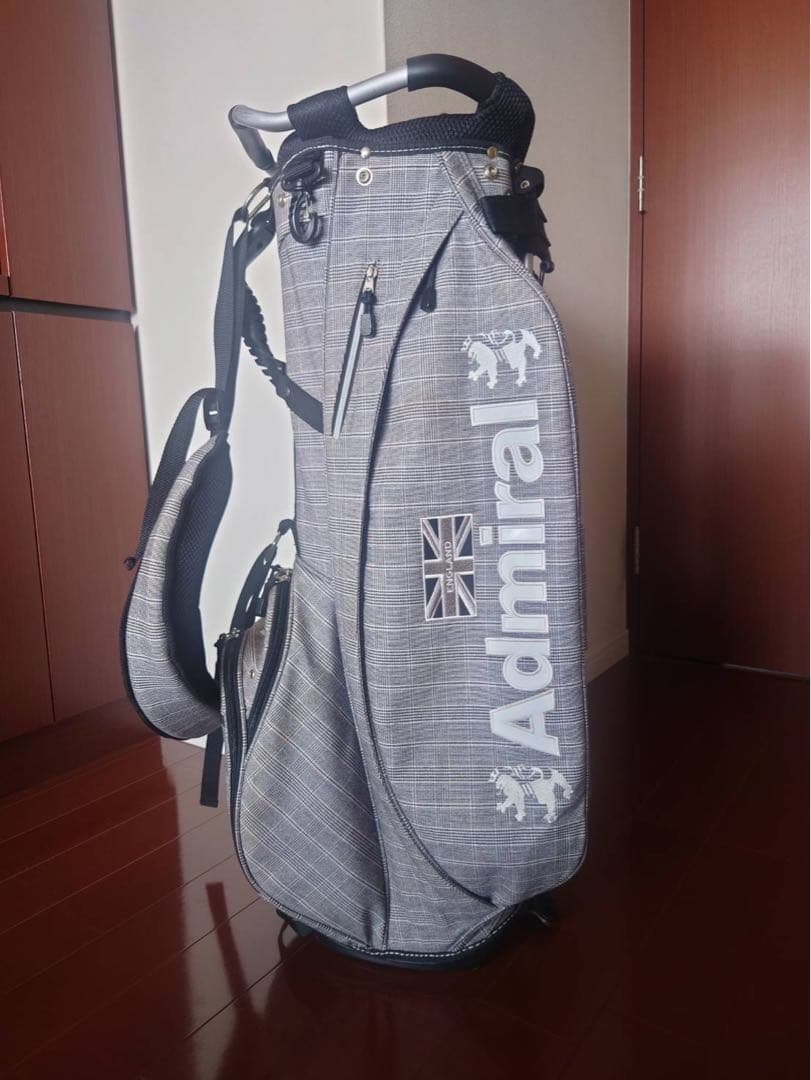 Admiral アドミラル　スタンド式　ゴルフバッグ グレー