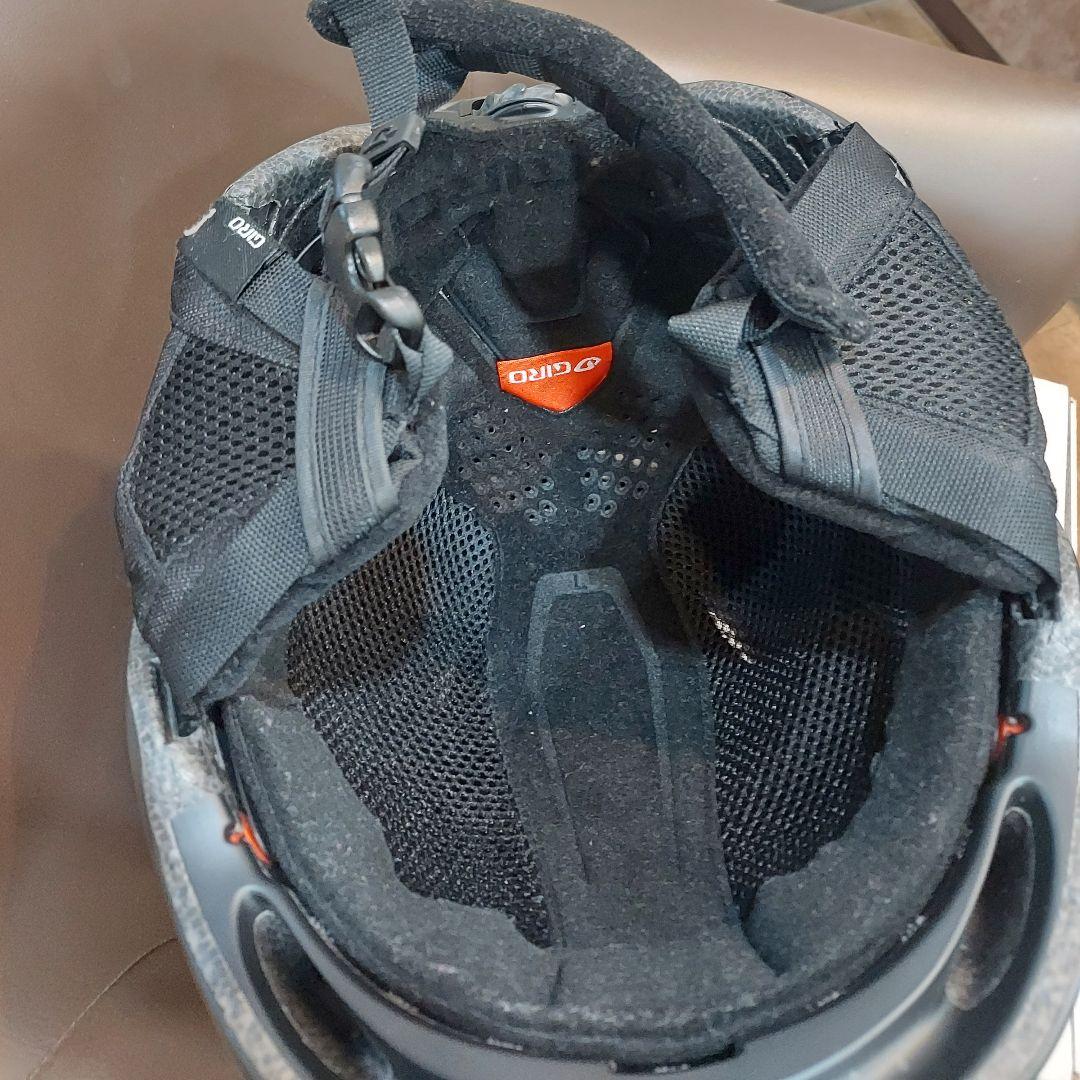 GIRO スノーヘルメット NINE AF マットブラック L バック付き