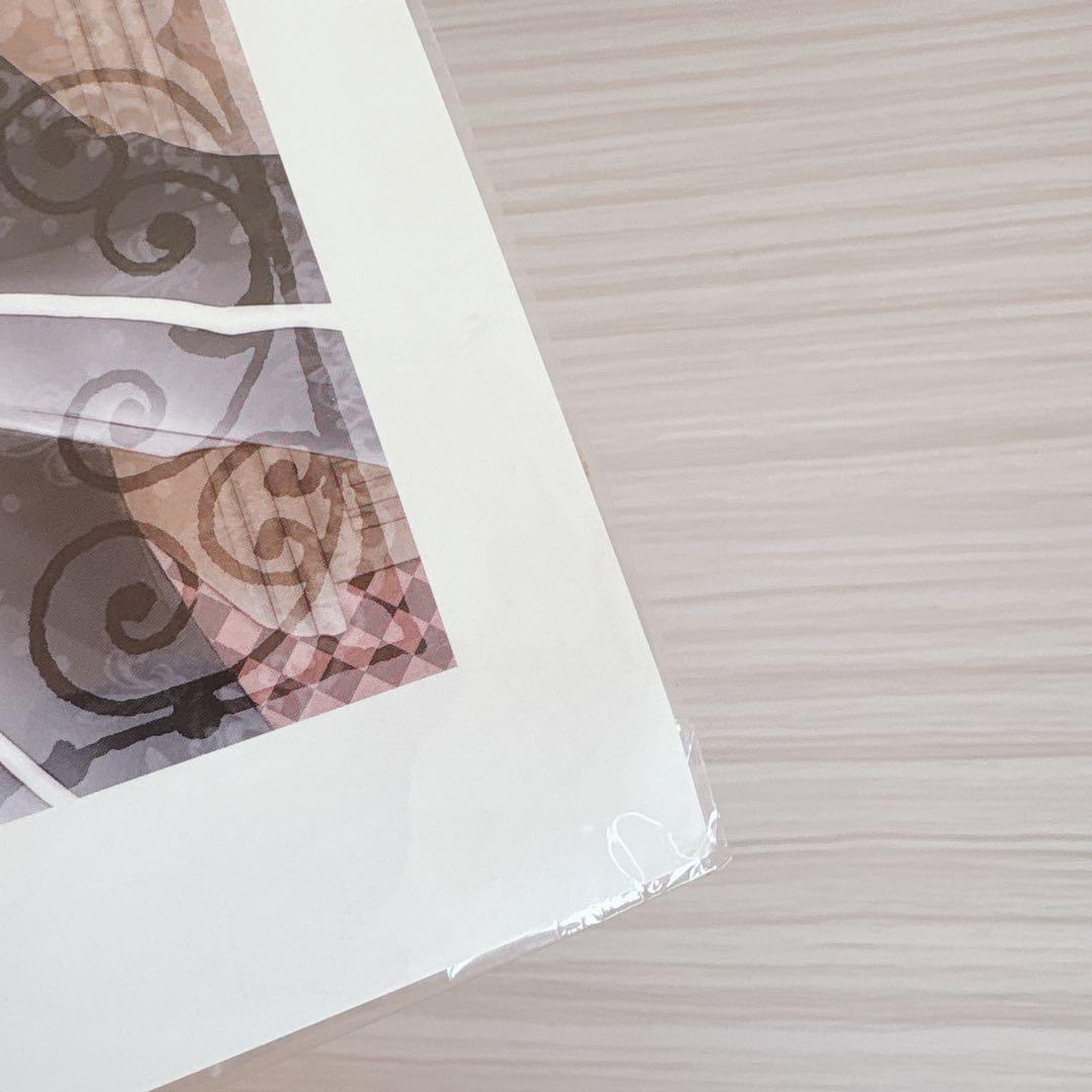 福山リョウコ　モノクロ少年少女　イラスト　サイン入り　直筆不明　非売品　当選品