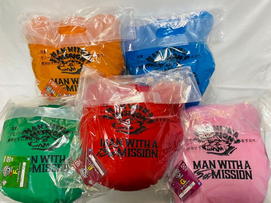 一番くじ　マンウィズ　マンウィズアミッション　フェイスクッション　コンプ