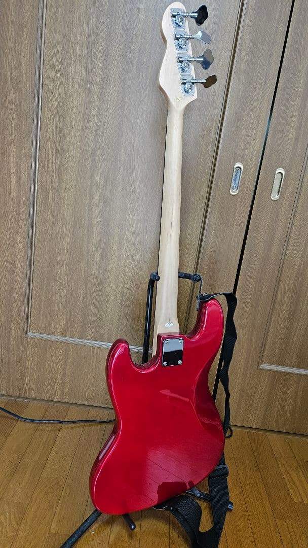 SELDER 4弦エレキベース 赤MDR