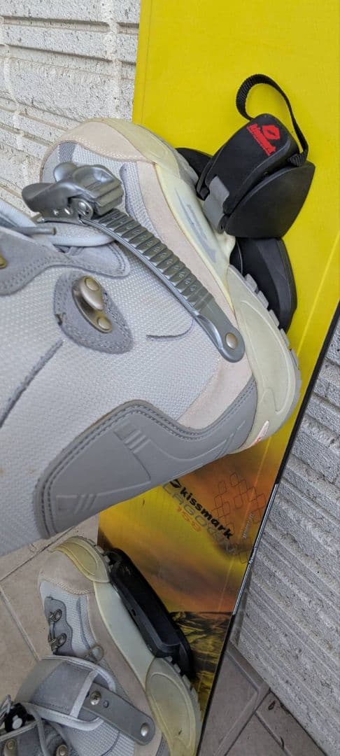 希少kissmarkステップイン•スノーボード158cmブーツ27cm 簡単着脱