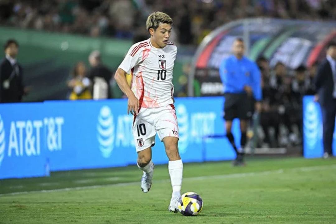 オーセンティックユニフォーム 日本代表 堂安律 アウェイ 2024 y-3 炎