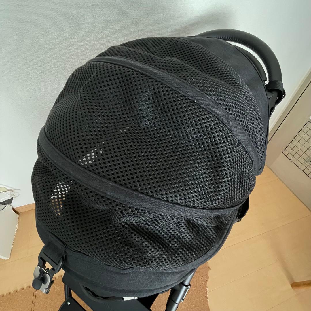 【美品】エアバギー ドーム3レギュラーアースブラック コーナークッション付き