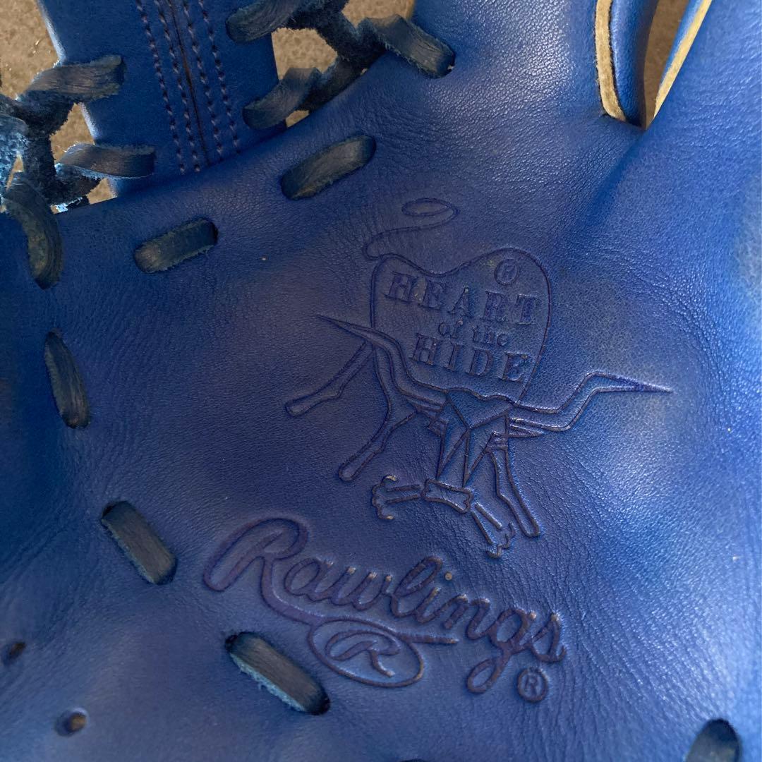 ローリングス HOH 子供用 少年 軟式 内野 野球 グローブ 人気の青系カラー