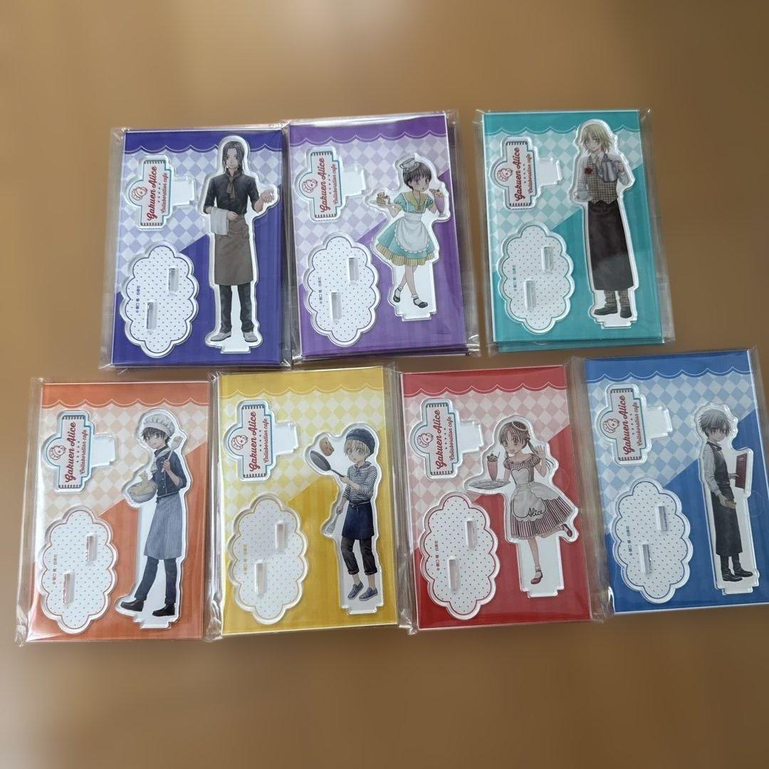 【希少】学園アリスカフェ　グッズ　アクスタ　缶バッジ　コースター　バラ売り可能