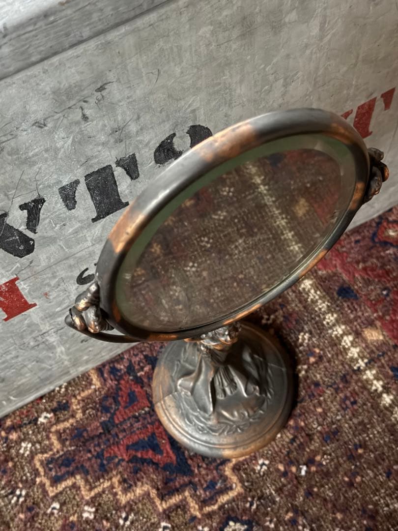 アンティーク雑貨 Early Stand mirror