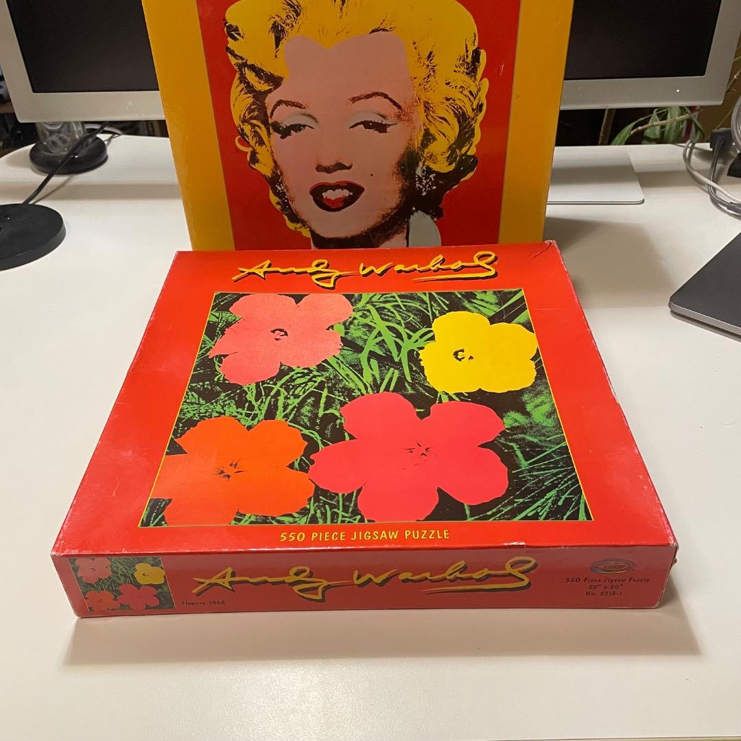 アンディーウォーホル 貴重 90年代 アメリカ製 ジグソーパズル 3式セット