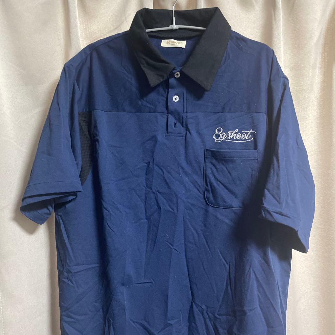 8gshoot ネイビー ポロシャツ