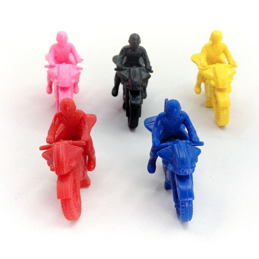 当時物 地球戦隊ファイブマン 消しゴム フィギュア バイク レトロ コンプ