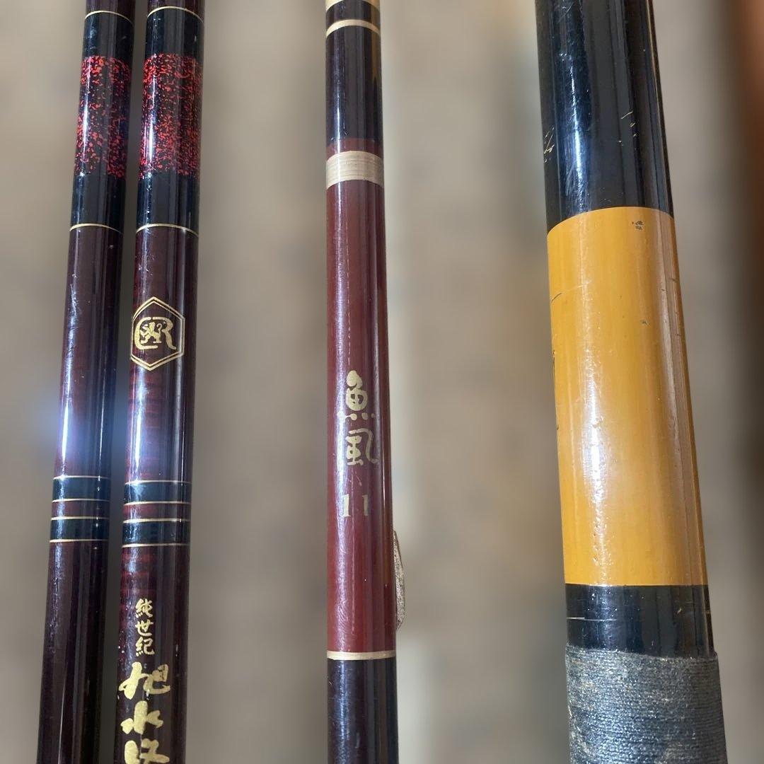 ヘラブナ竿 7本セット 3本未使用