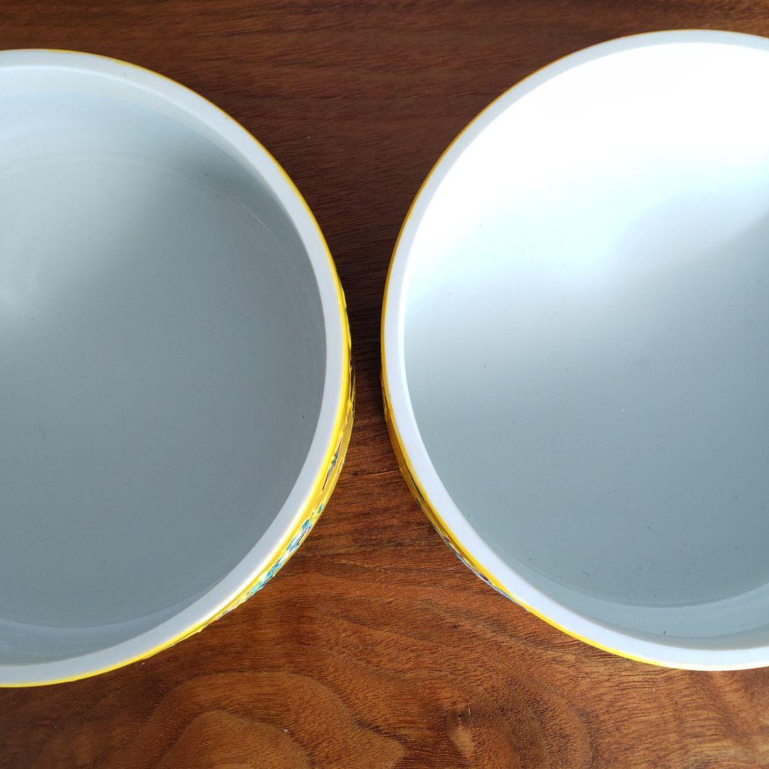 黄交趾 宝尽し 二段重 平安 　昭阿弥