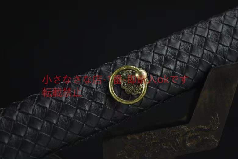 死侍発黒金（直刀） 古兵器 武具 刀装具 日本刀 模造刀 居合刀