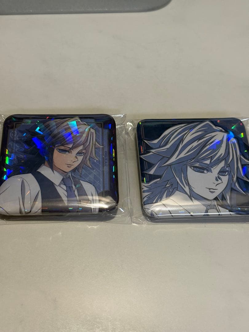 鬼滅の刃 モクテルバー 冨岡義勇 ロトくじ 缶バッチ 第二2弾