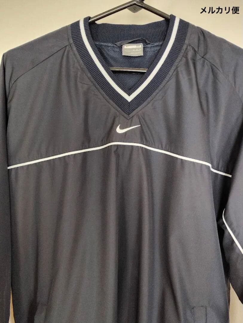 激レア　未使用　NIKE 野球　プルオーバー　刺繍センターロゴ　ネイビー　M