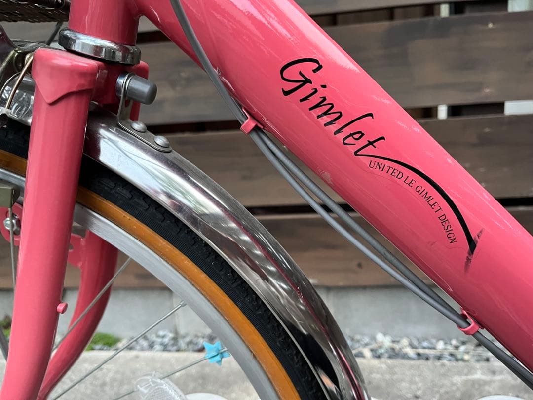 【引き取り可能の方のみ】子供用自転車 ピンク フロントバスケット付き