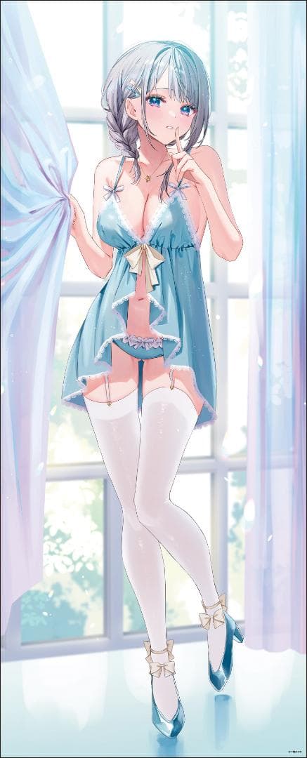 「千種みのり」描き下ろし等身大タペストリー【ベビードールver.】①早乙女志乃