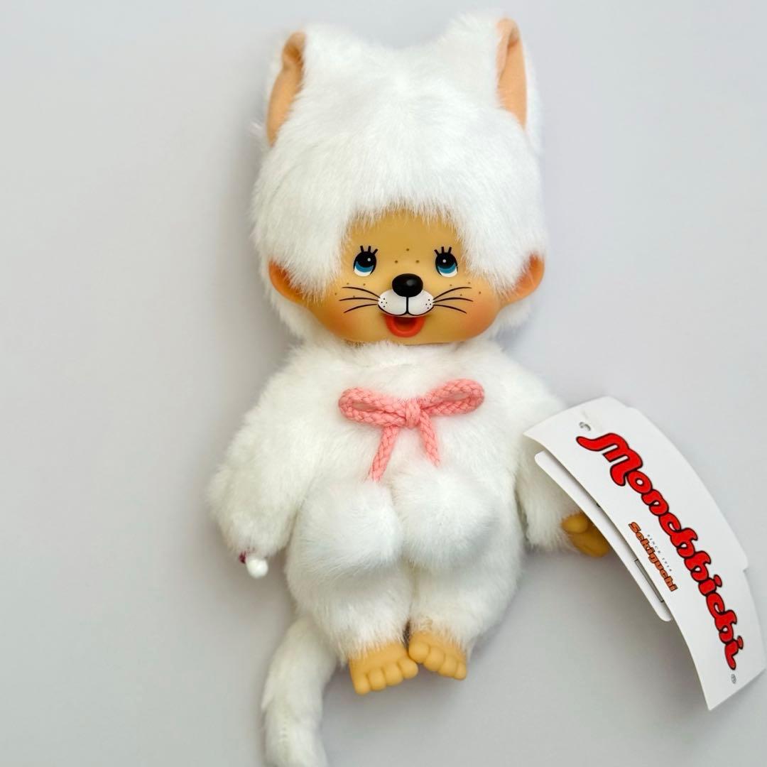【EU限定・希少】モンチッチ 白い猫 ぬいぐるみ