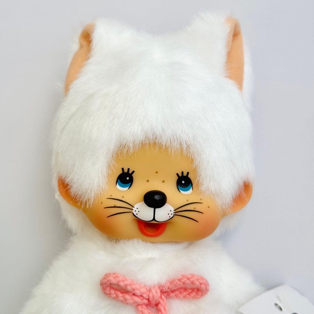 【EU限定・希少】モンチッチ 白い猫 ぬいぐるみ
