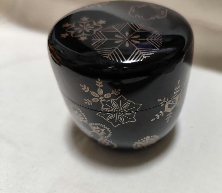 茶道具 大棗 雪輪