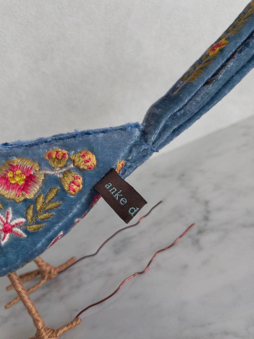 Anke Drechsel・青い鳥・シルクベルベット