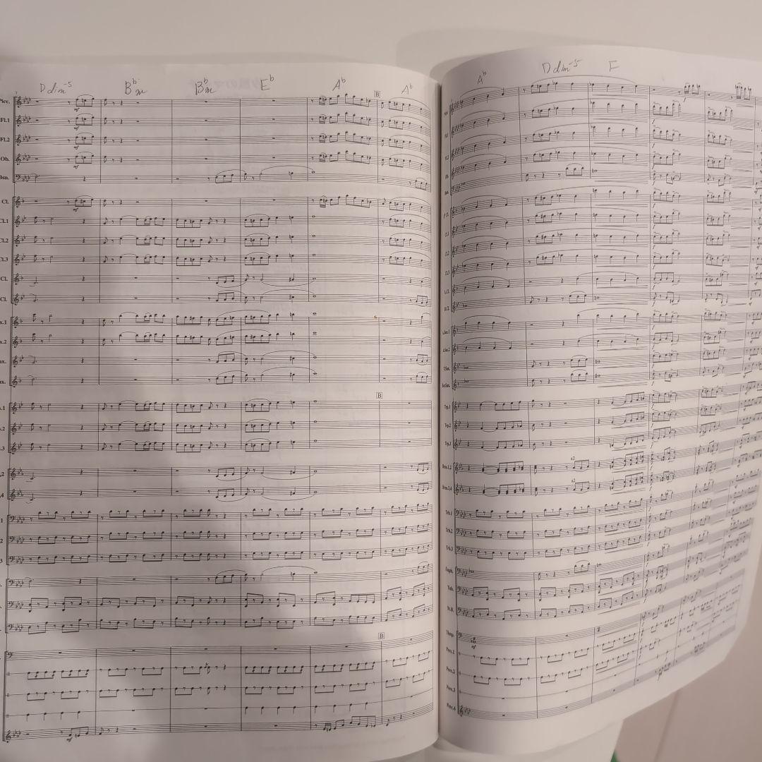 2010年 全日本吹奏楽コンクール課題曲　フルスコア集