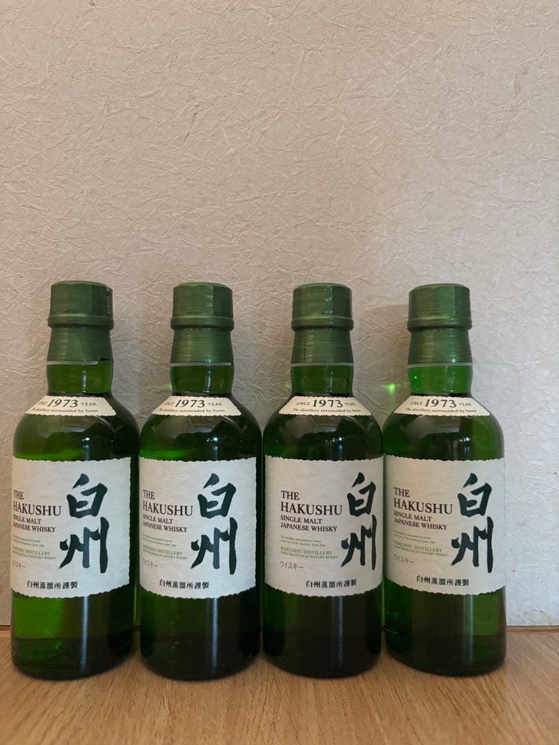 白州 シングルモルトウイスキー 180ml 4本