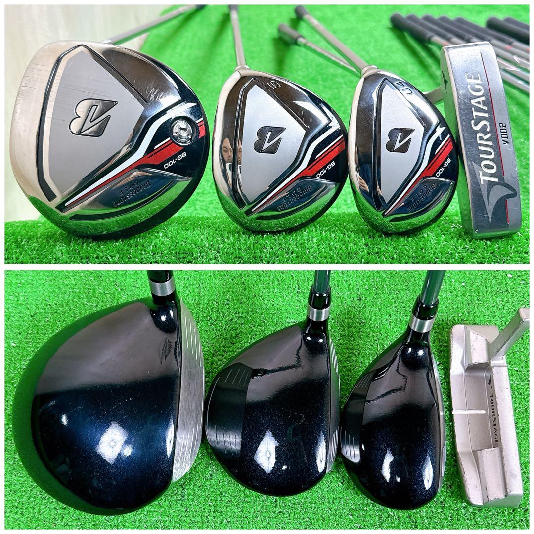 現行モデル ブリヂストン BG-100 メンズゴルフクラブ 11本セット 初心者