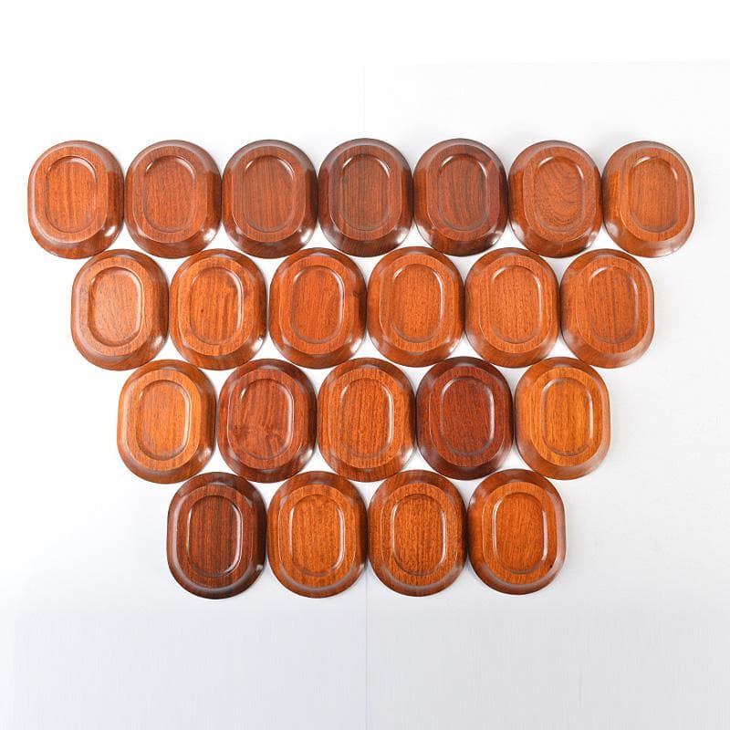 煎茶道具　唐木製　茶托　二十二客　まとめて　C　5705