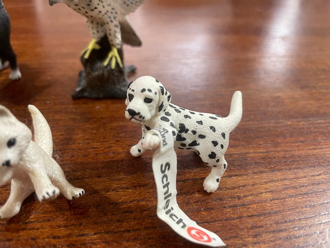 シュライヒ動物フィギュアセット（スワン、猫、犬など）