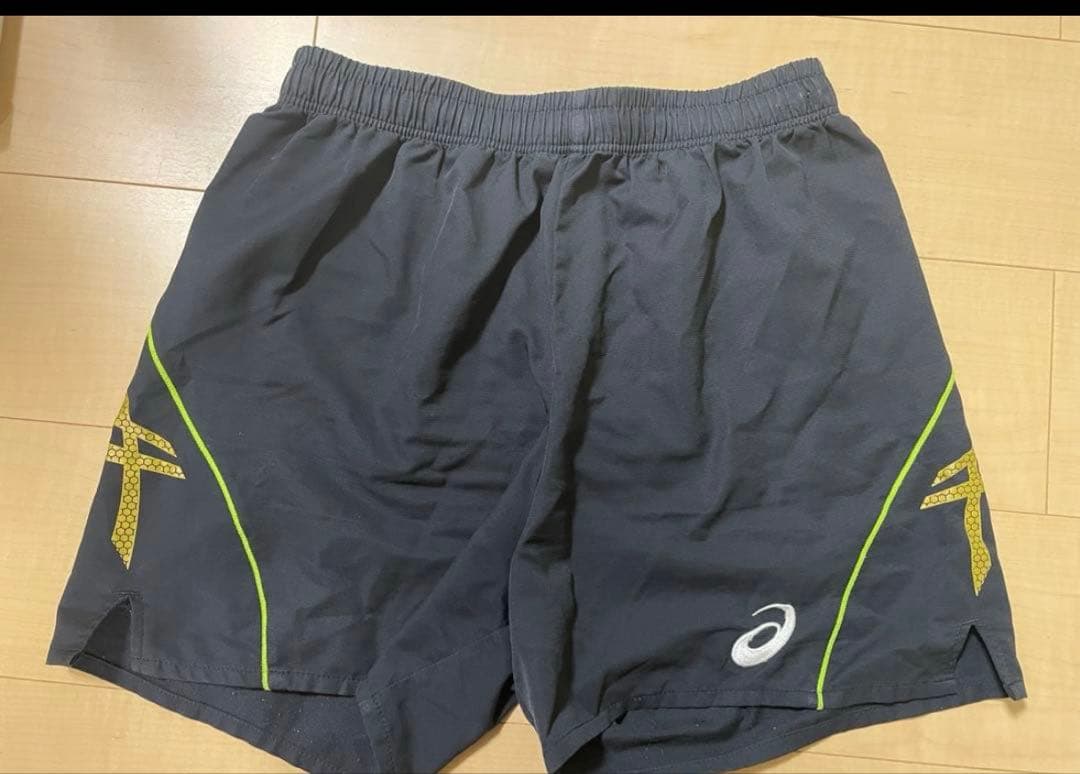 アシックス バレーボールゲームパンツ 日本代表 黒 L 値下げ〇