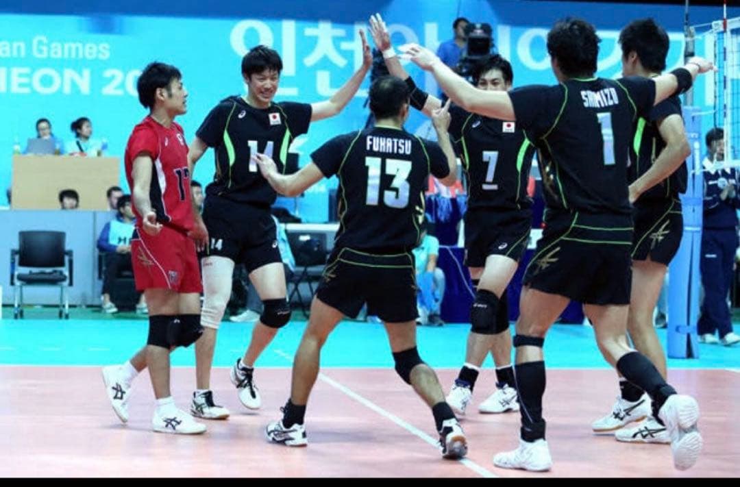 アシックス バレーボールゲームパンツ 日本代表 黒 L 値下げ〇