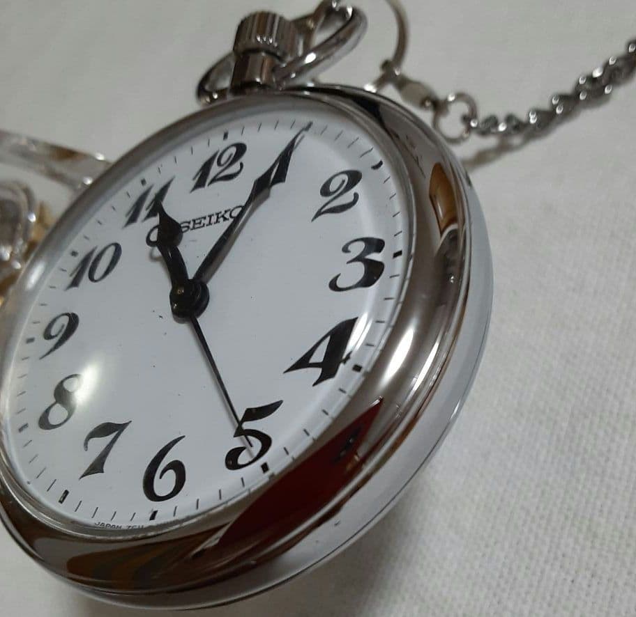 稼働美品　SEIKOセイコー懐中時計 鉄道時計　7ルビー　7C11−0010