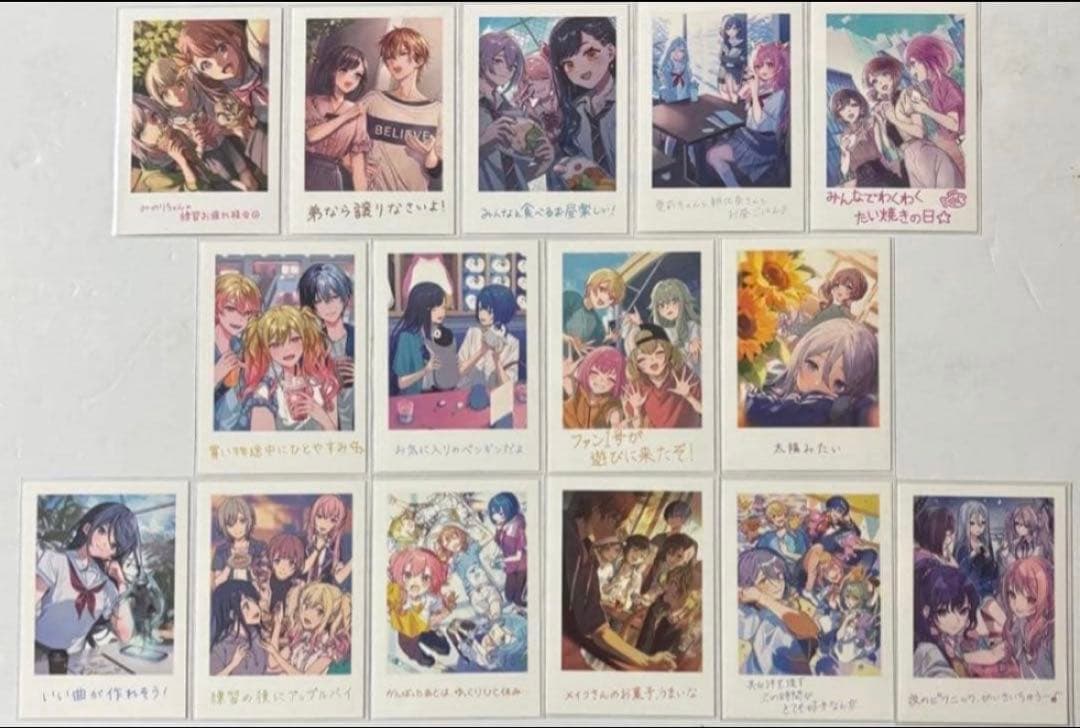 プロジェクトセカイプロセカ 劇場版 特典 思い出写真カード コンプリート