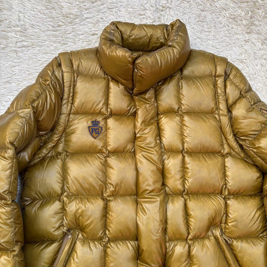 美品　パーリーゲイツ　 2way ダウンジャケット　サイズ4 収納袋付き