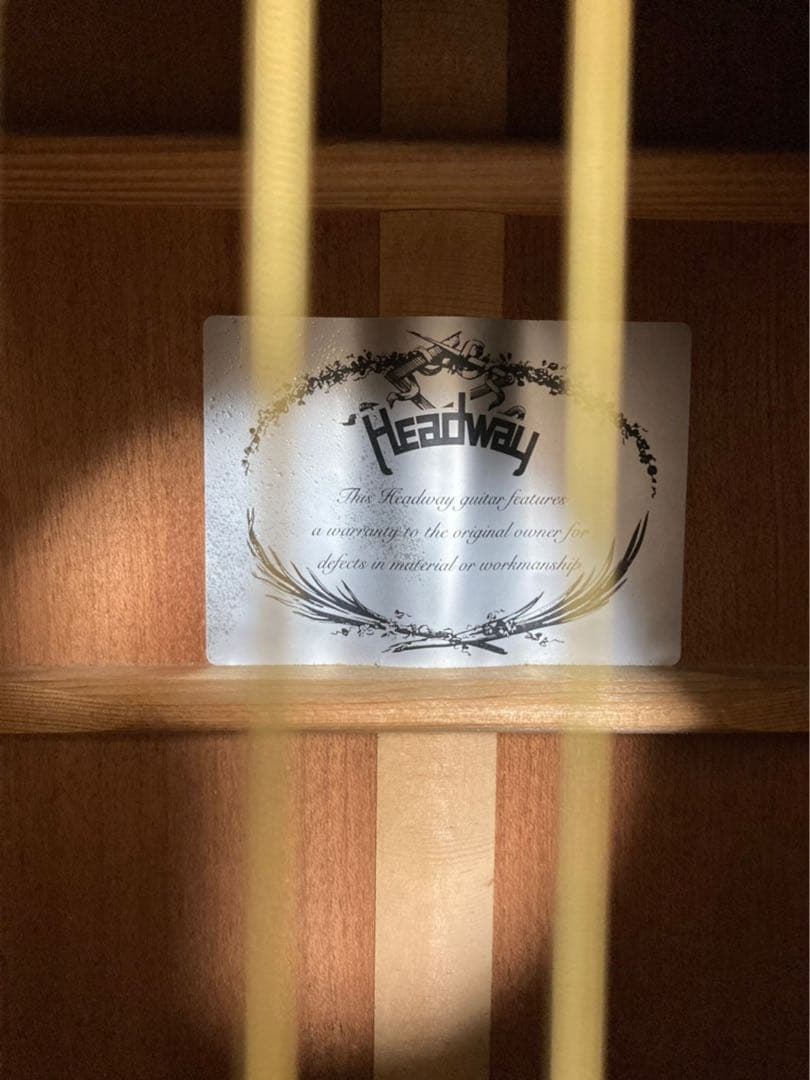 専用ケース付　ヘッドウェイ　headway ギター　アコギ　hcg-35 音楽