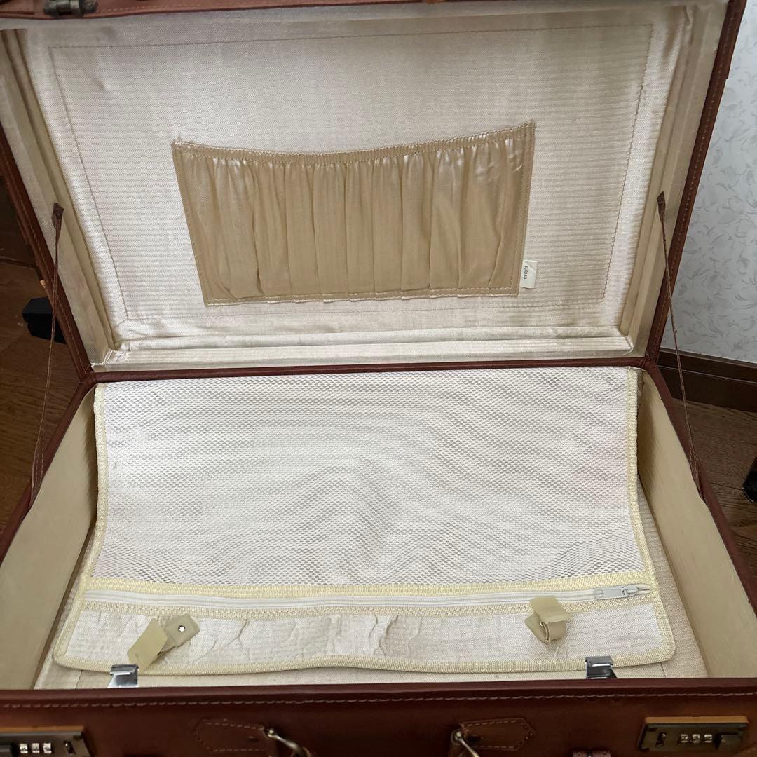 EURASIAキャリーケース 本革 ヴィンテージ カバー付き