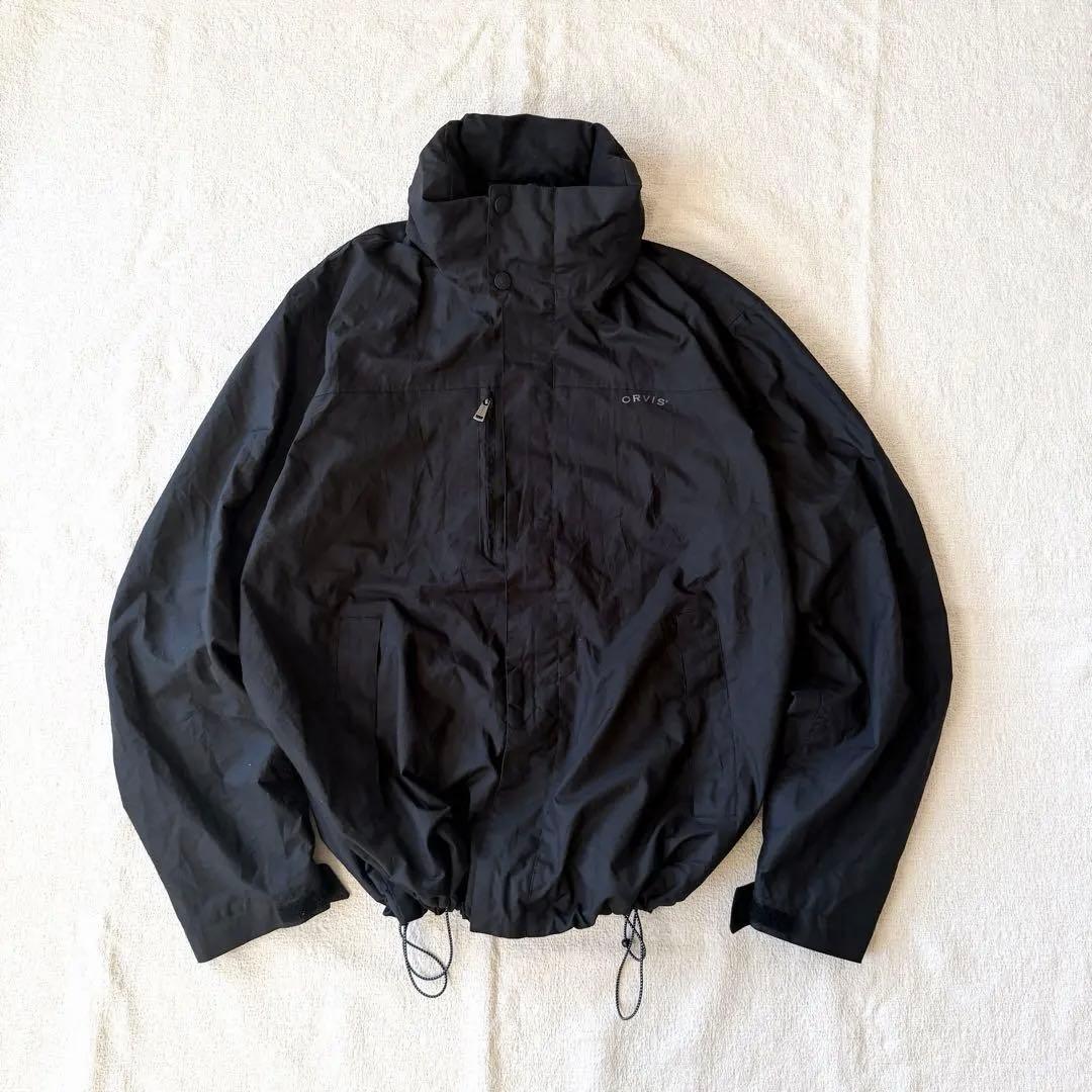 ORVIS ナイロンジャケット y2k ノームコア 90s XL 短丈ワイド