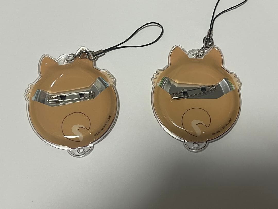 風が強く吹いている　くるまり缶バッチ