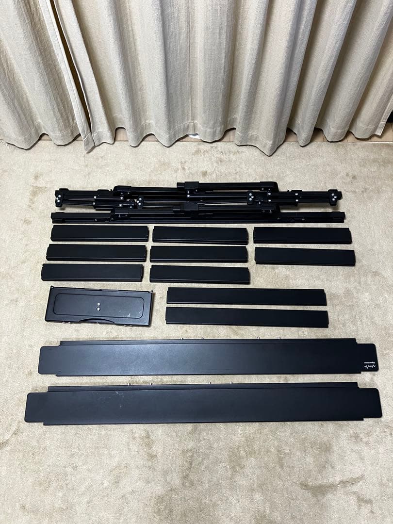 アルペンアウトドアーズ アルミユニットテーブル110 ＋ 純正オプション2個付き