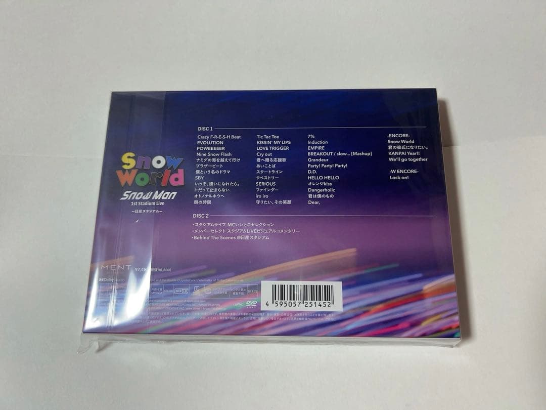 アイドル Man 1st Stadium Live World DVD