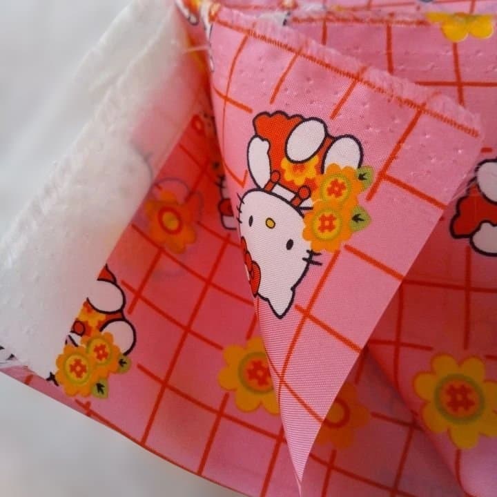 サンリオ ◇キティ◇生地/布/1998/1999◇正規品/未使用◇当時もの