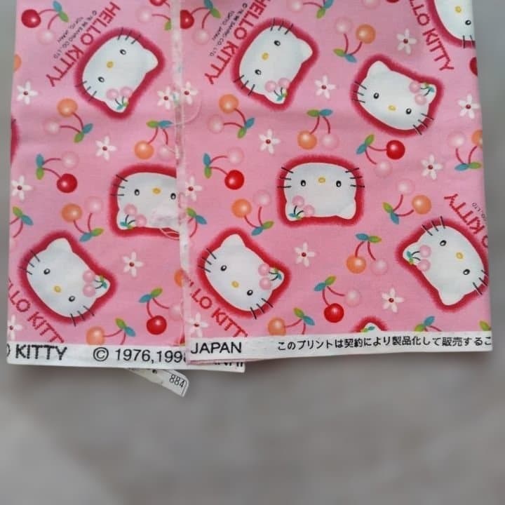 サンリオ ◇キティ◇生地/布/1998/1999◇正規品/未使用◇当時もの