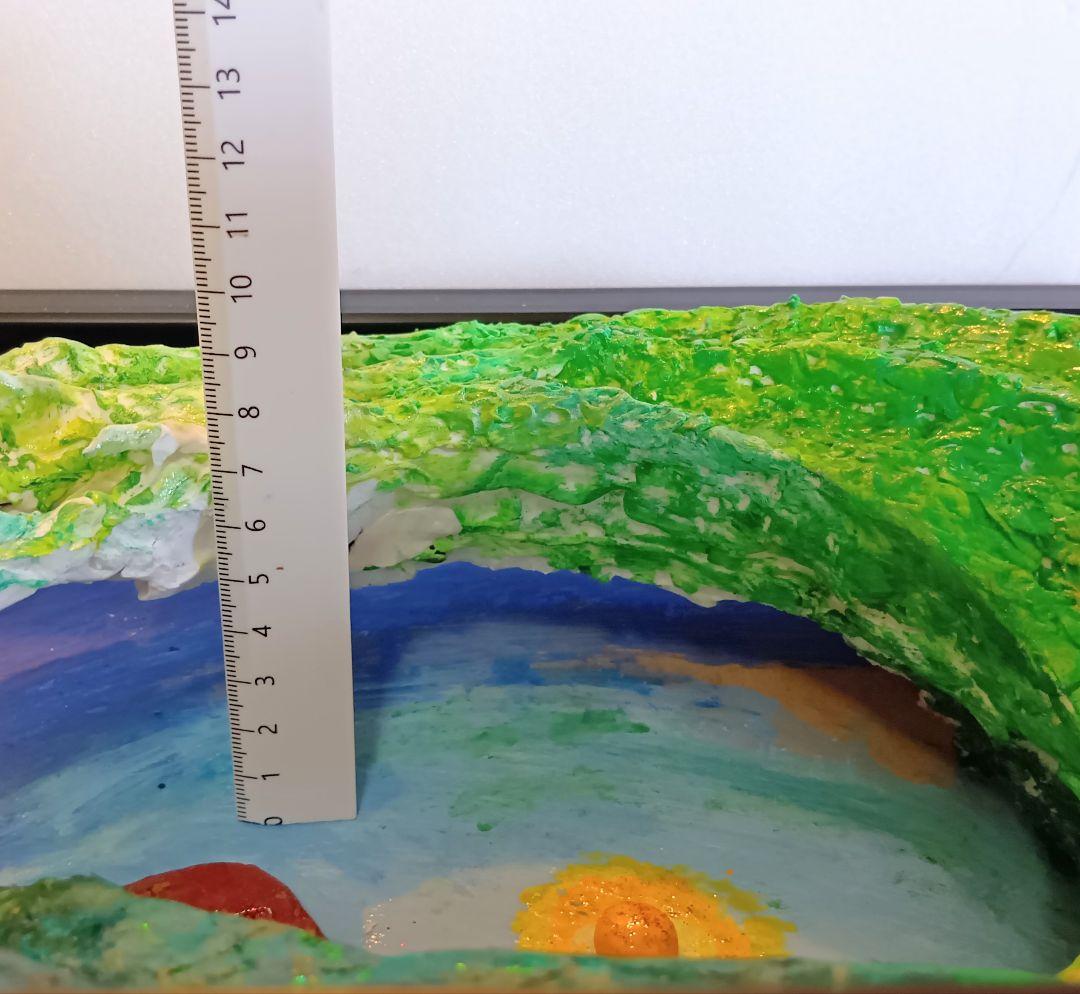 「朝日のダイヤモンドヘッド」（未来絵画）