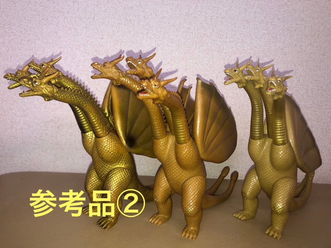 キングギドラ ゴールドフィギュア⭐️レア色違い⭐️貴重な2本つの⭐️歴代怪獣ボックス版
