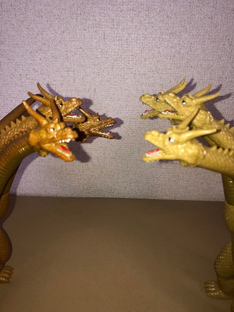 キングギドラ ゴールドフィギュア⭐️レア色違い⭐️貴重な2本つの⭐️歴代怪獣ボックス版