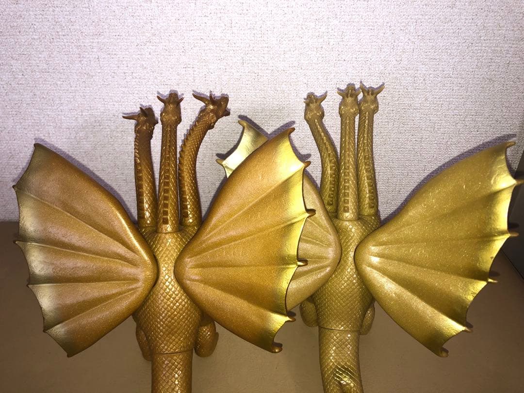 キングギドラ ゴールドフィギュア⭐️レア色違い⭐️貴重な2本つの⭐️歴代怪獣ボックス版